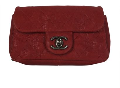 Mini CC Stitch Flap Bag, front view